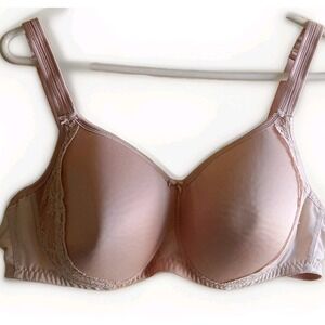 Rosa Faia Lace Rose 42B‎ Beige Soft Bra Lightly Padded no wire